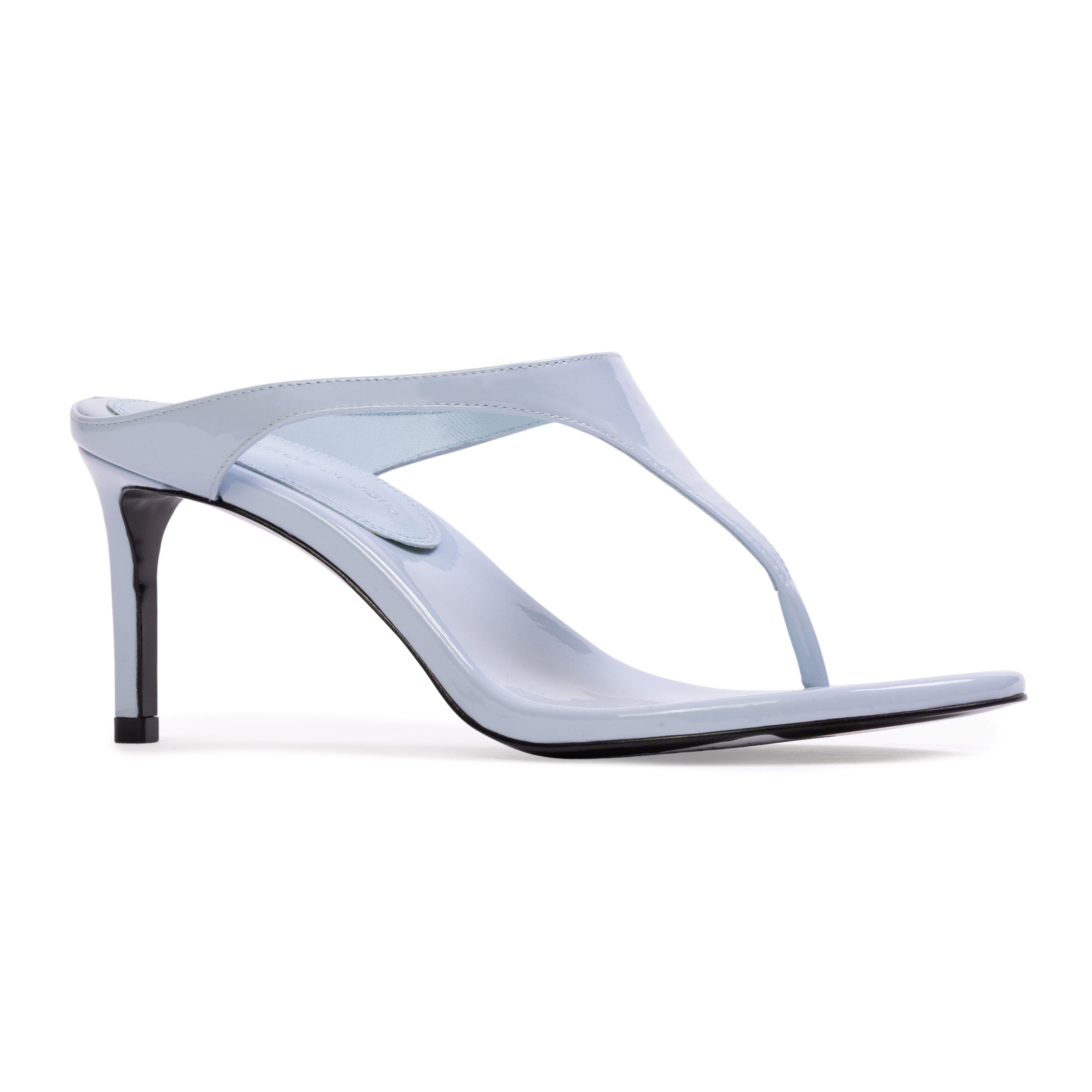 Laurel 65 Mule, Alternate, color, Sky Blue Patent Leather