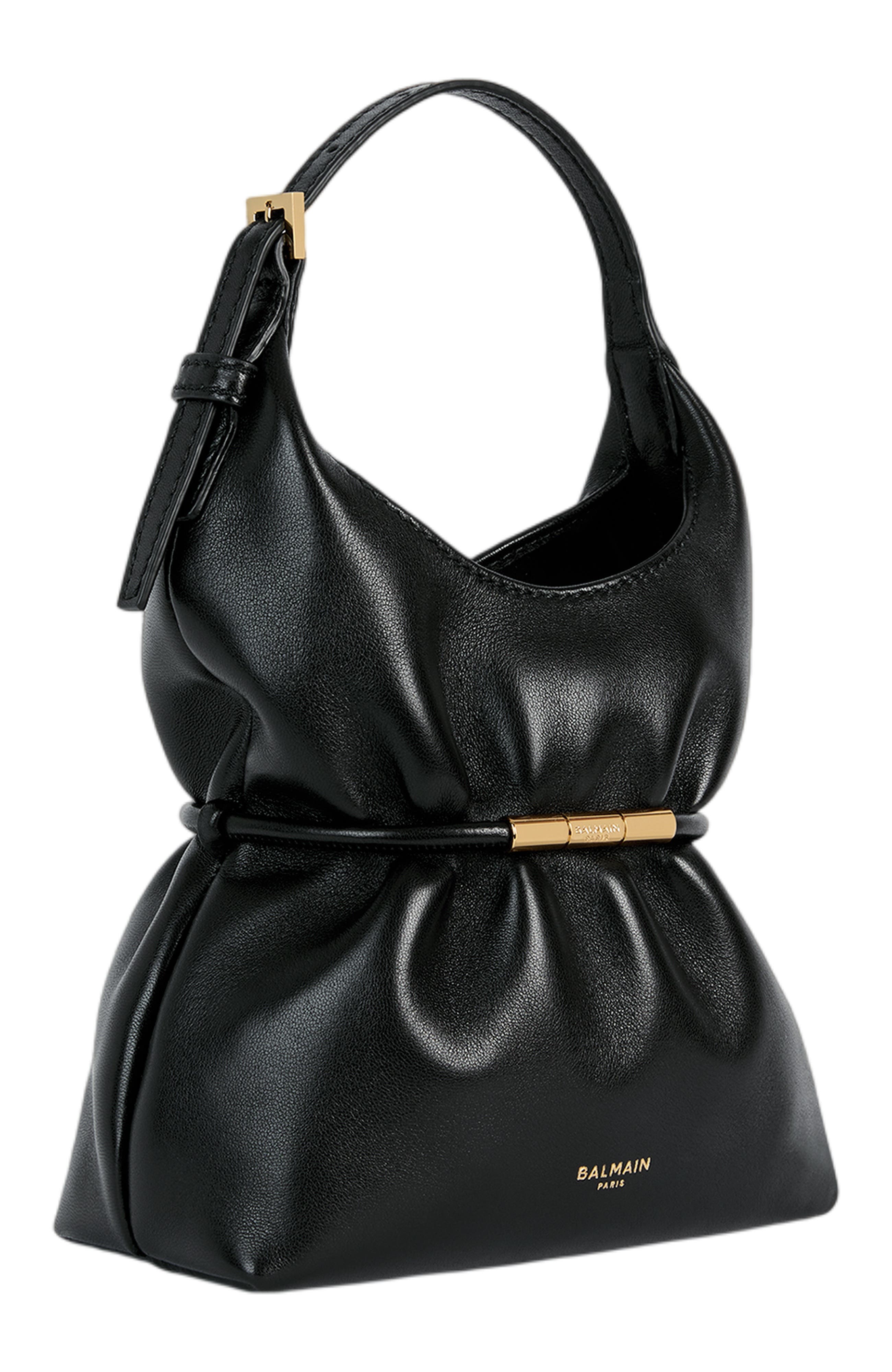 Sphynx Mini Bag in Smooth Leather, Alternate, color, black