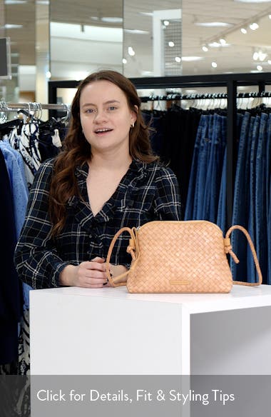 Loeffler Randall Mallory Woven Leather Crossbody Bag (Women) | Nordstrom