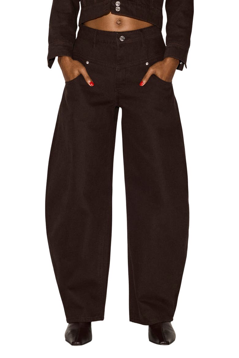 The Tribeca High Waist Balloon Leg Jeans, Main, color, ESPRESSO