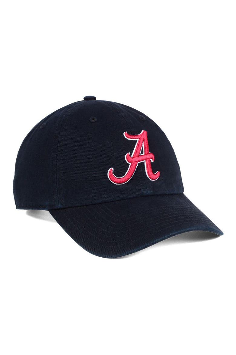 Alabama Crimson Tide '47 Clean Up Adjustable Hat - Black, Alternate, color, BLACK