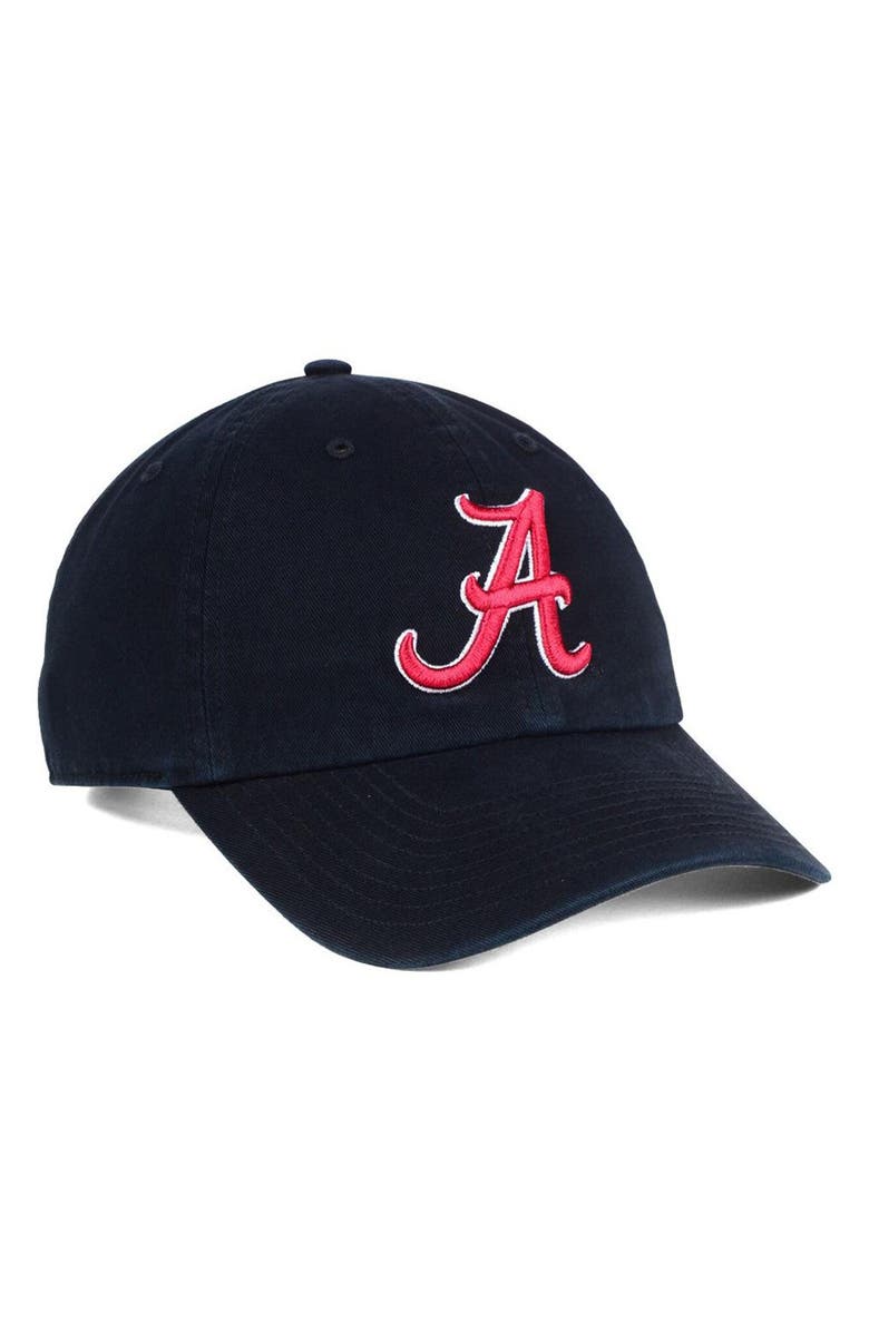 '47 Alabama Crimson Tide '47 Clean Up Adjustable Hat - Black, Alternate, color, 