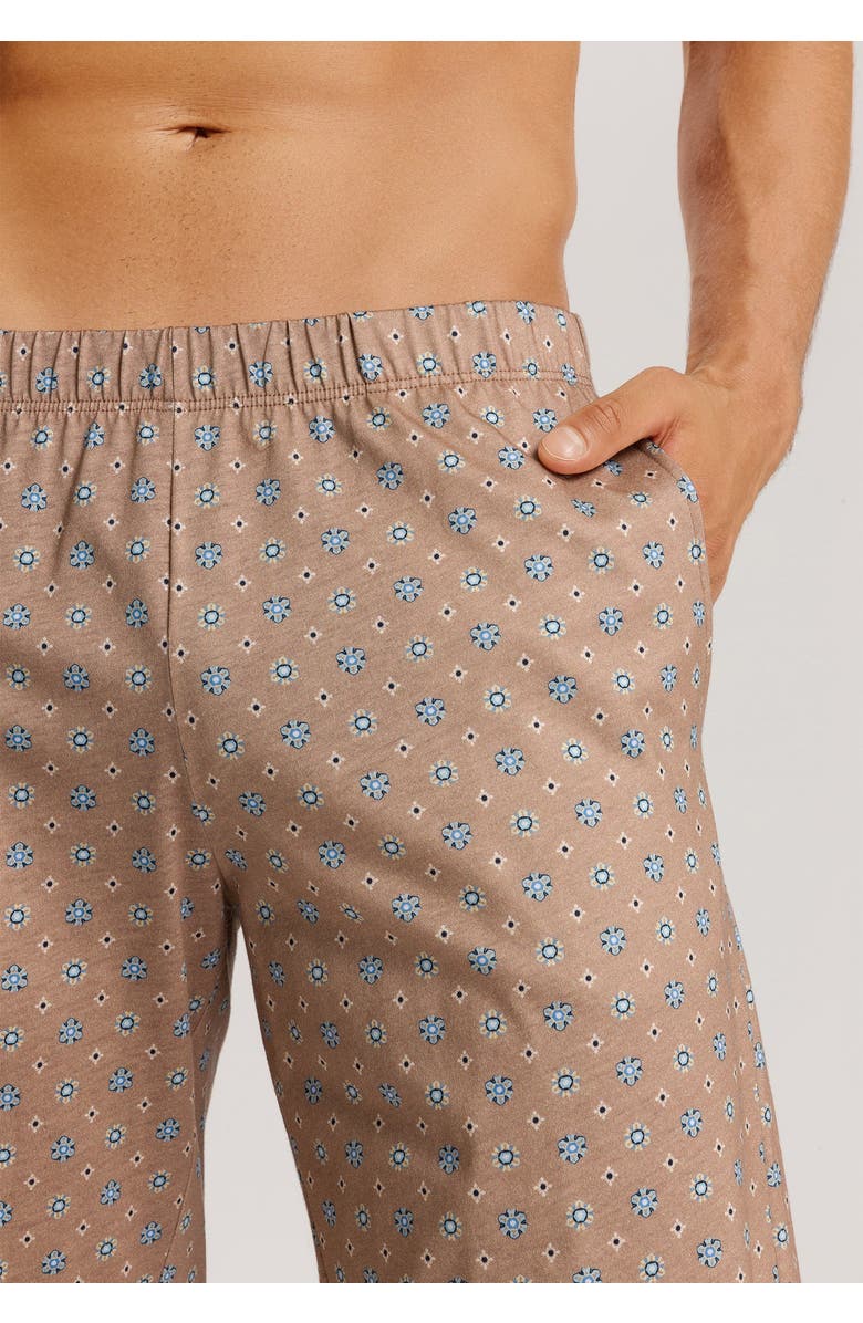 Hanro Night And Day Crew Neck Cotton Pajama Set, Alternate, color, 