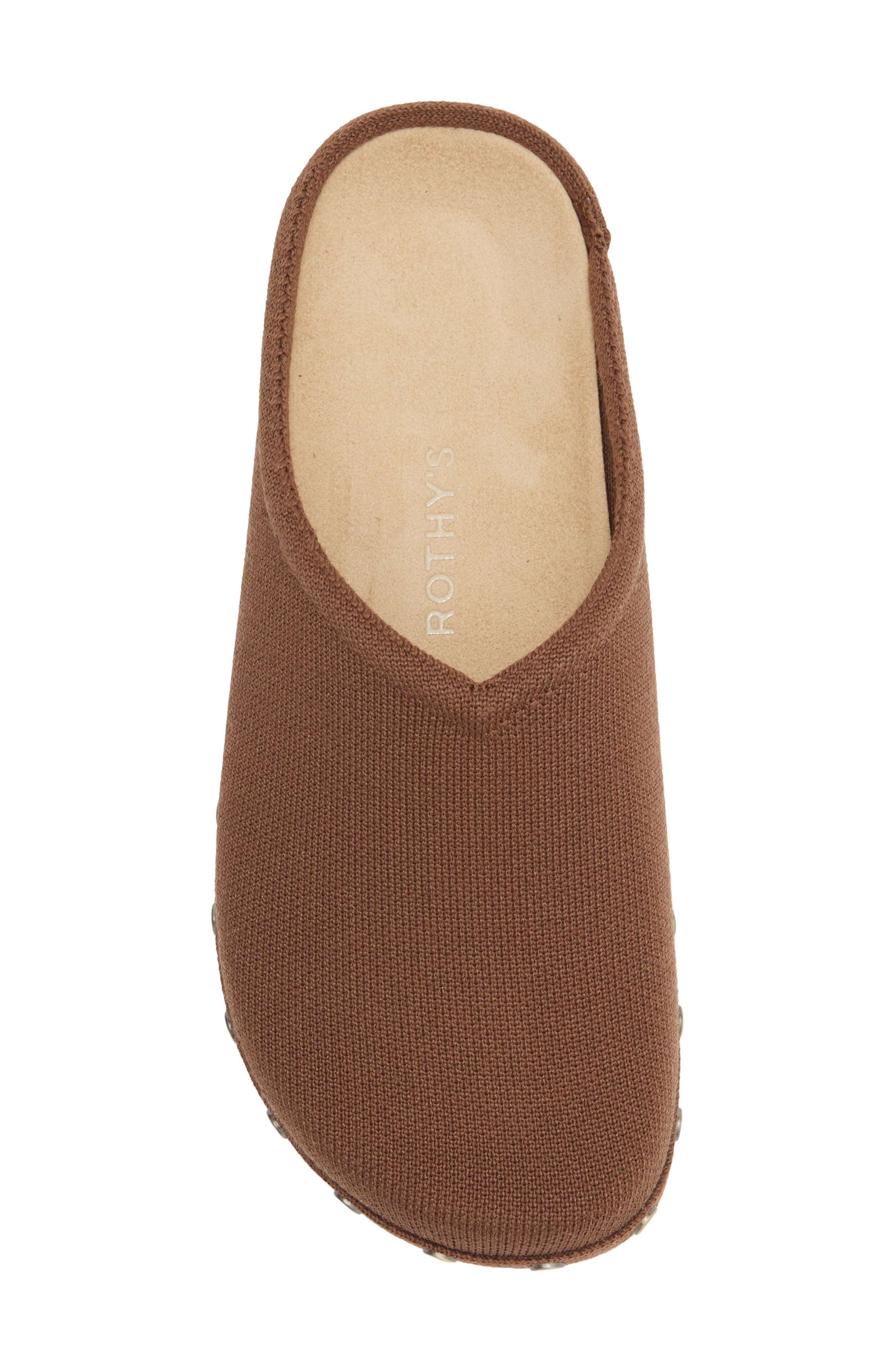 Rothy's The Casual Clog, Alternate, color, Studded Cinnamon