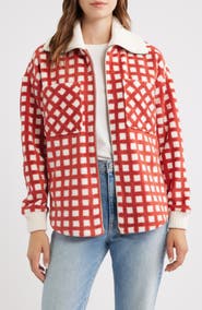 Thread & Supply Plaid Fleece Jacket