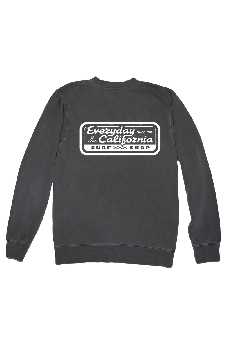 Everyday California Surf Shop Crewneck Sweater, Alternate, color, 