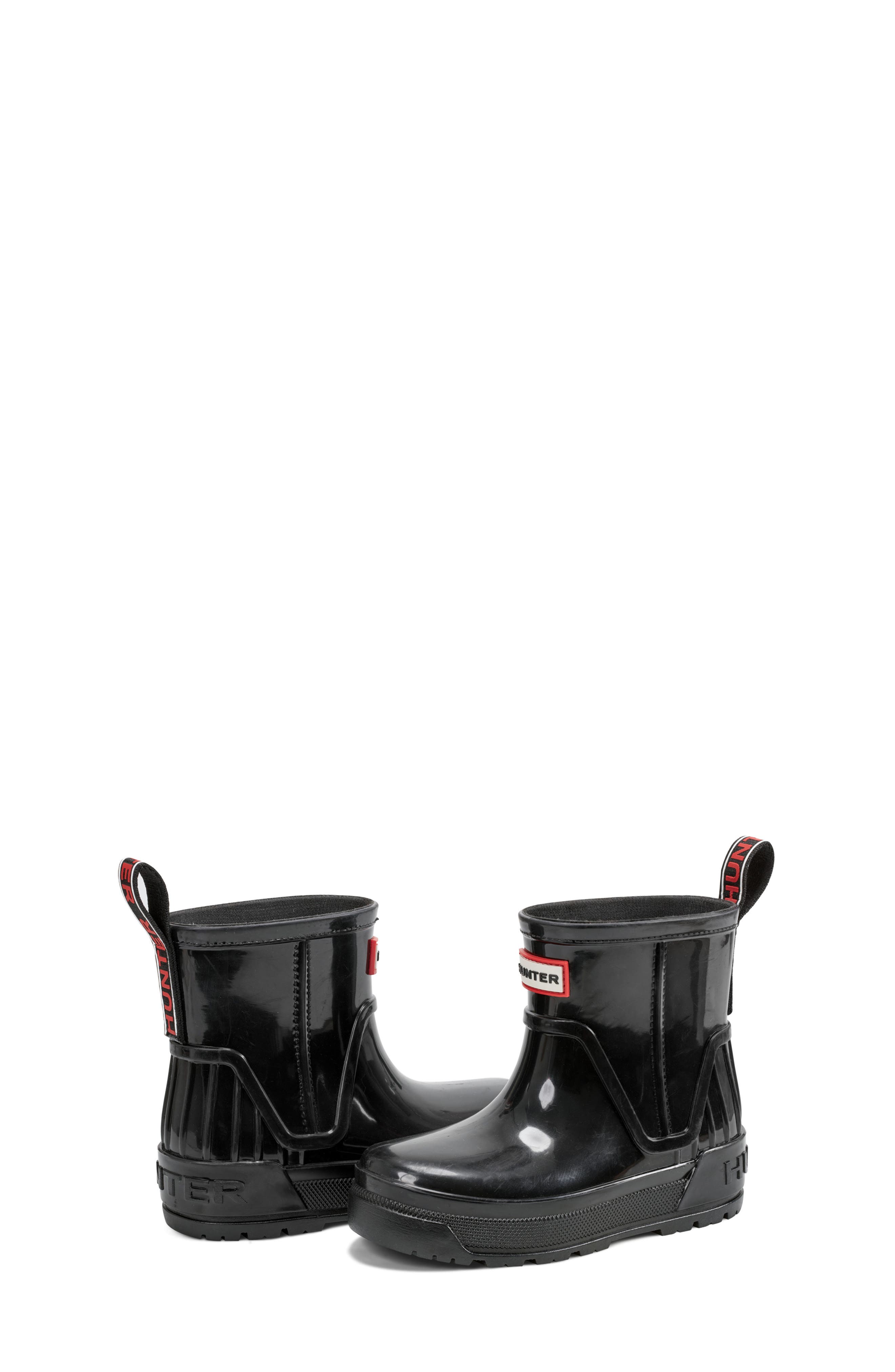 Hunter Kids' Grace Rain Boot, Alternate, color, Black