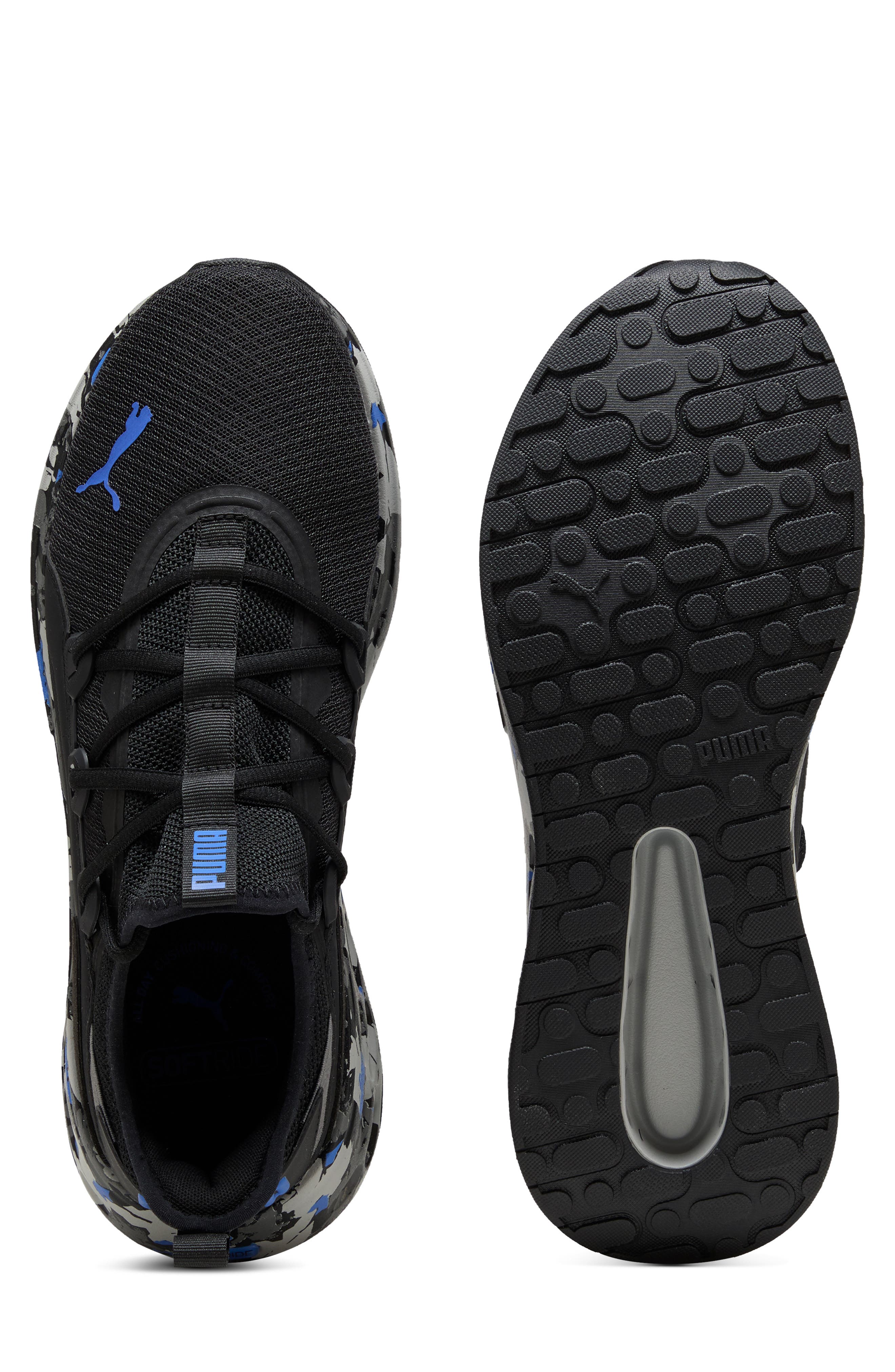 PUMA Softride Frequence Street Sneaker, Alternate, color, Puma Black/ Dark Gray/ Royal