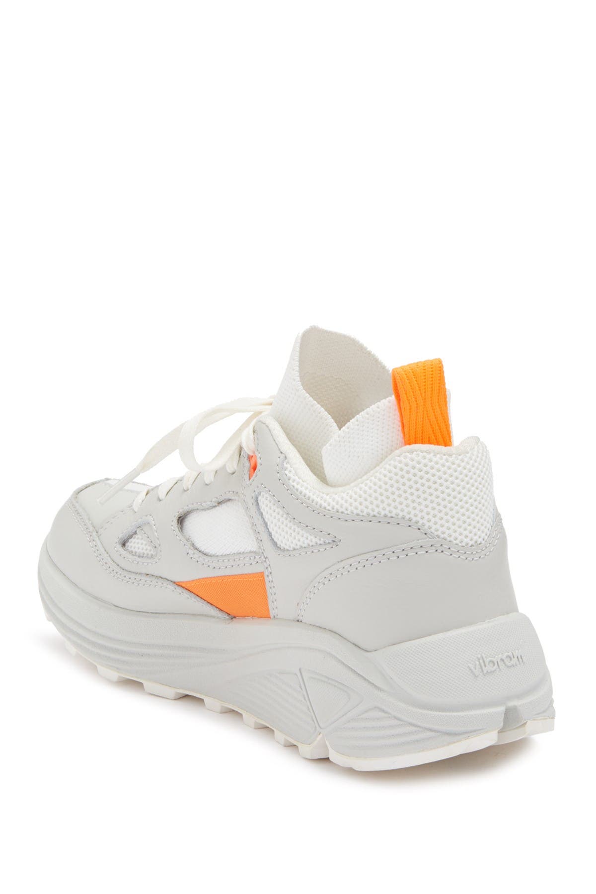 Aura Sneaker, Alternate, color, WHITE ORANGE