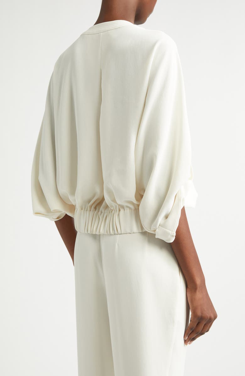 Ramy Brook Coral Bomber Jacket, Alternate, color, Winter White