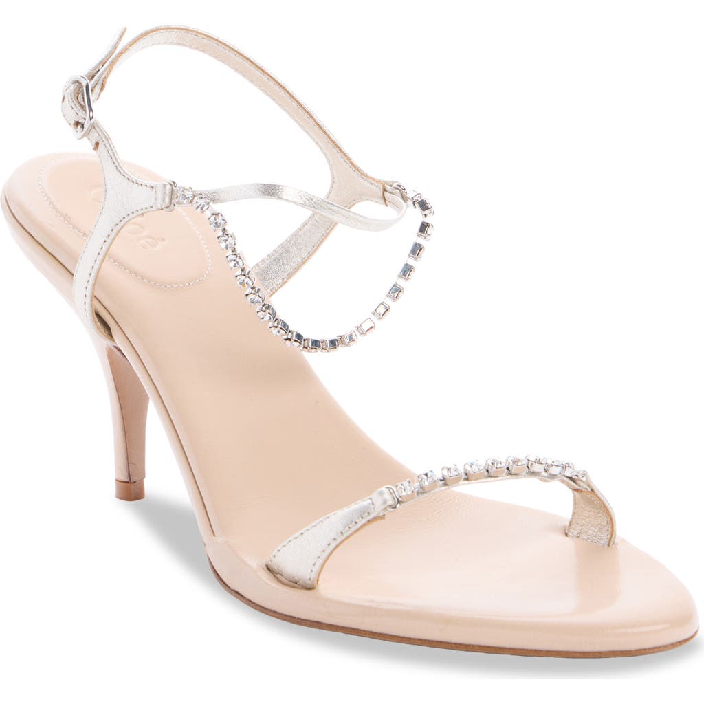 Chloé Zia Crystal Strap Sandal in Light Pink at Nordstrom, Size 41
