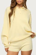 EDIKTED Lorie Oversize Polo Sweater
