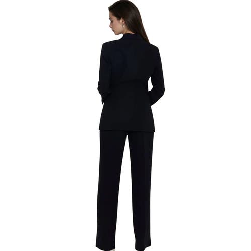 Akalia Roset Blazer With Belt In Black
