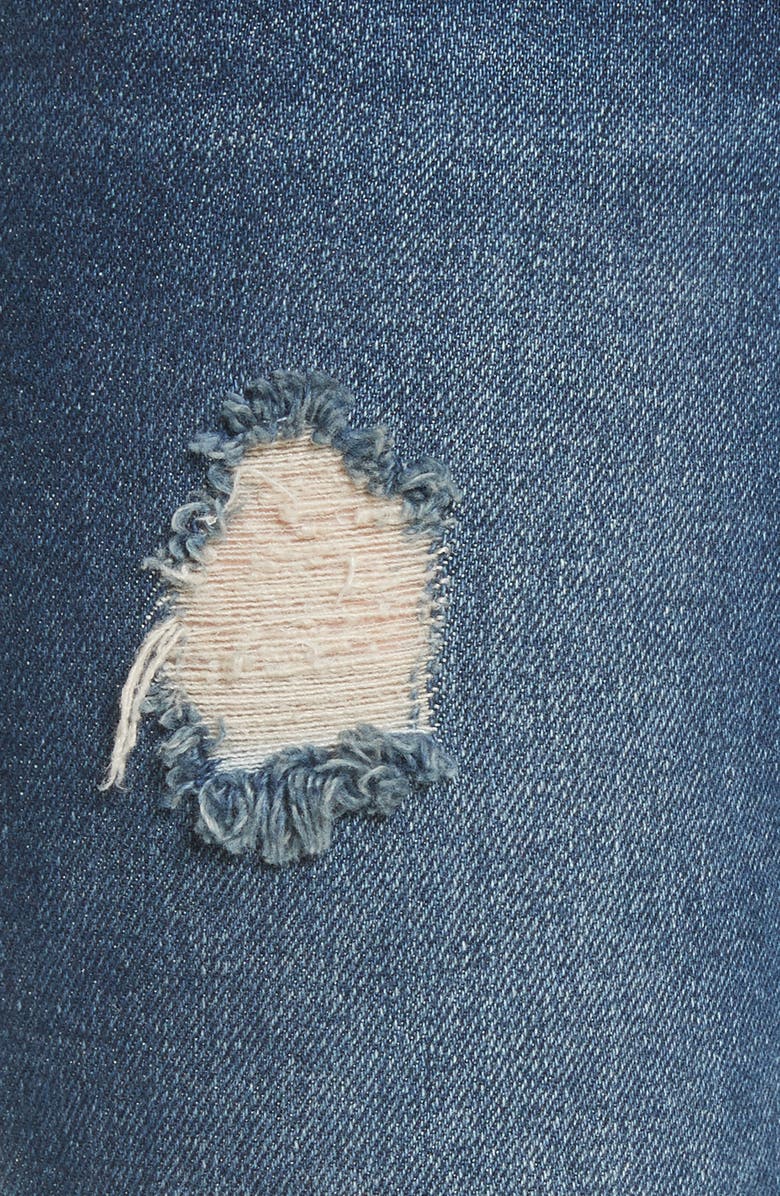 FRAME Le High Raw Edge Skinny Jeans, Alternate, color, 