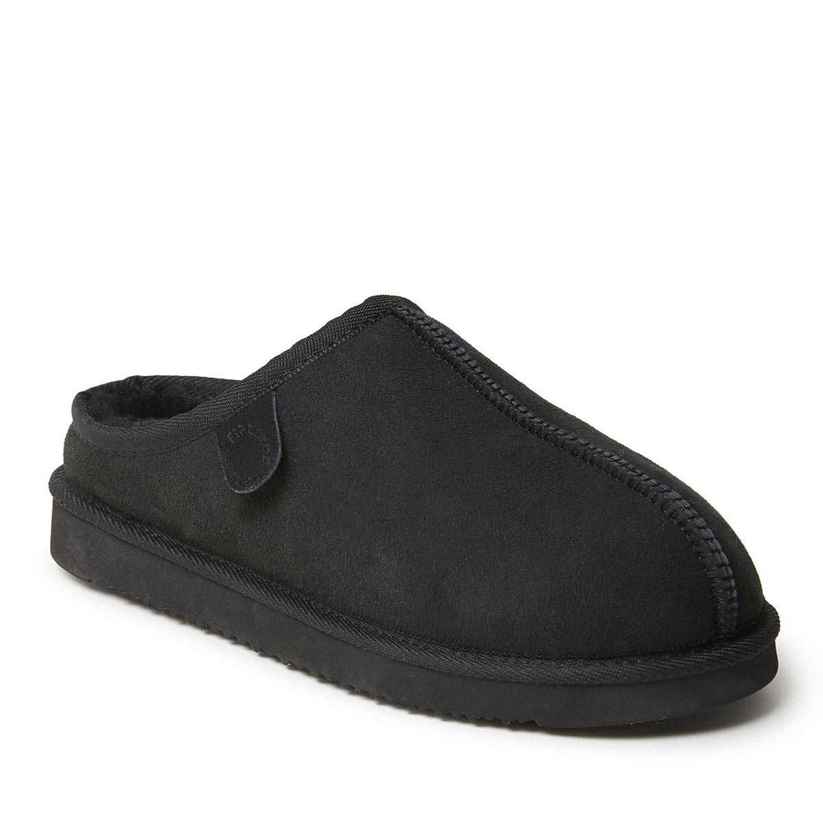DEARFOAMS Fireside Grafton Genuine Shearling Clog Slipper, Main, color, Black