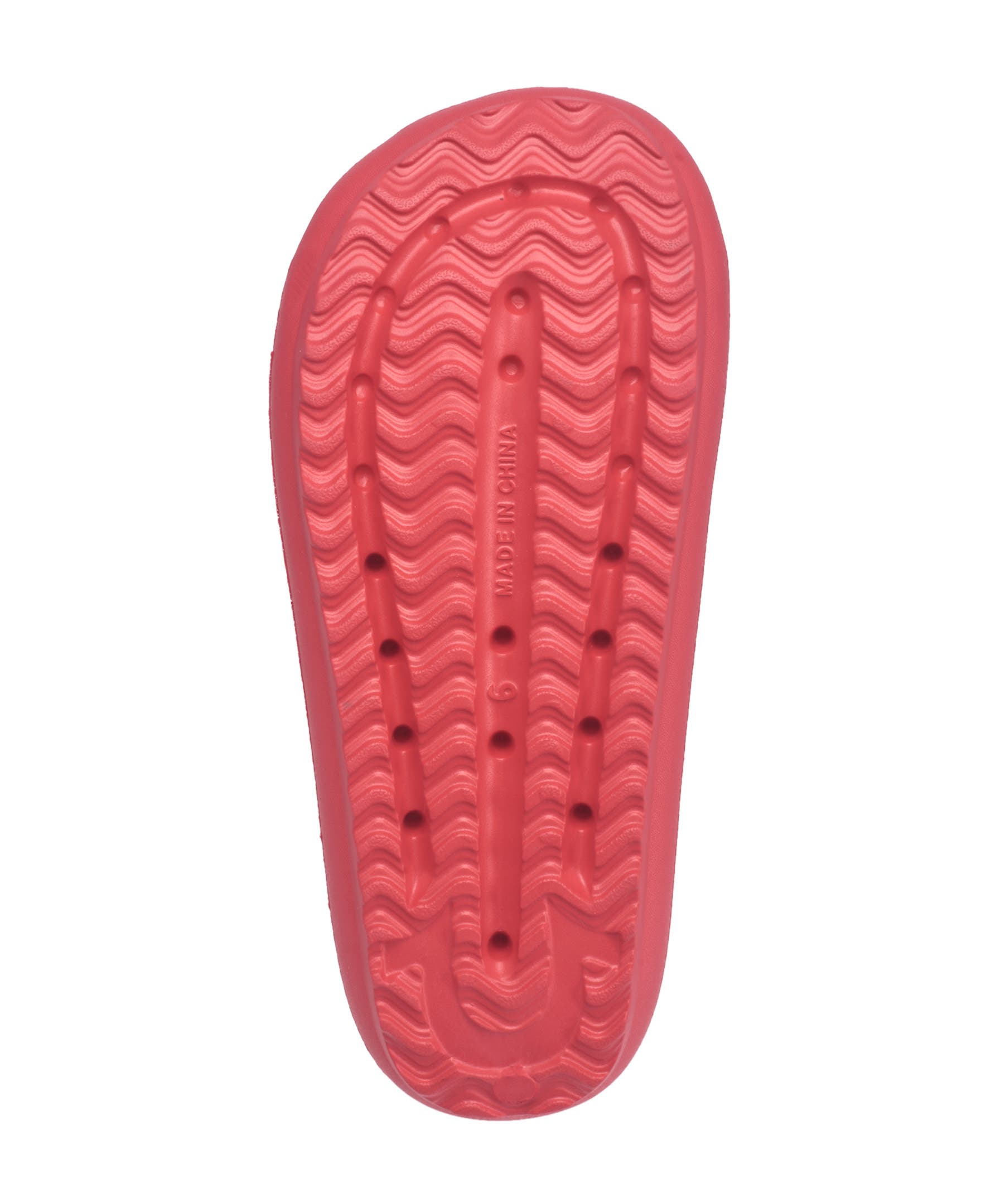 True Religion Foxy Logo Slide, Alternate, color, Red
