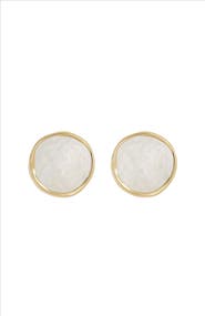 RETRO CHIC Enamel Ripple Earrings