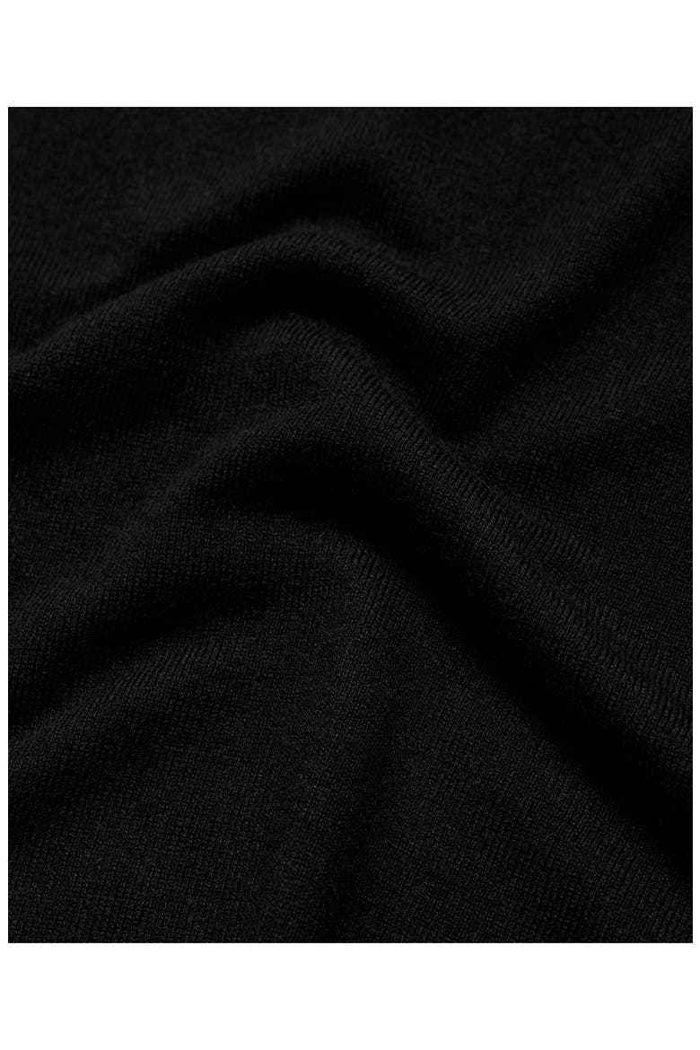Lightweight Crewneck Sweater, Alternate, color, BLACK