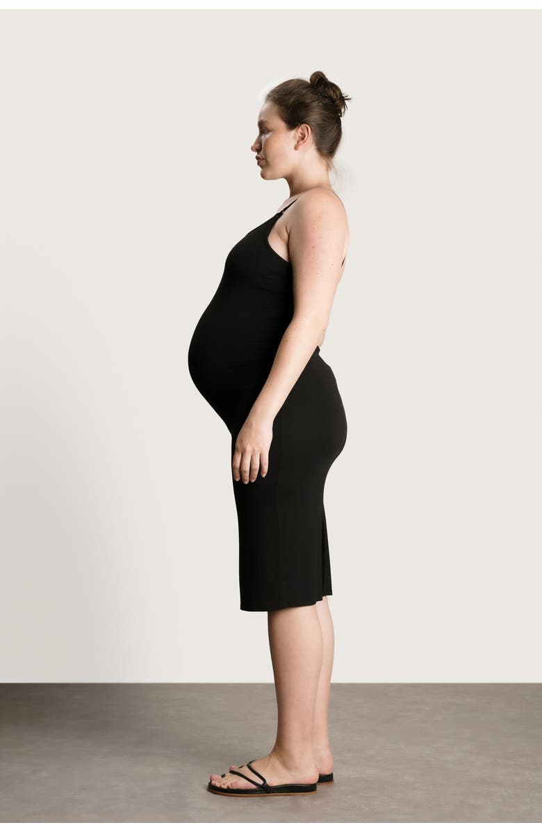 Nom Maternity Feel Good Maternity & Nursing Nightgown, Alternate, color, Black