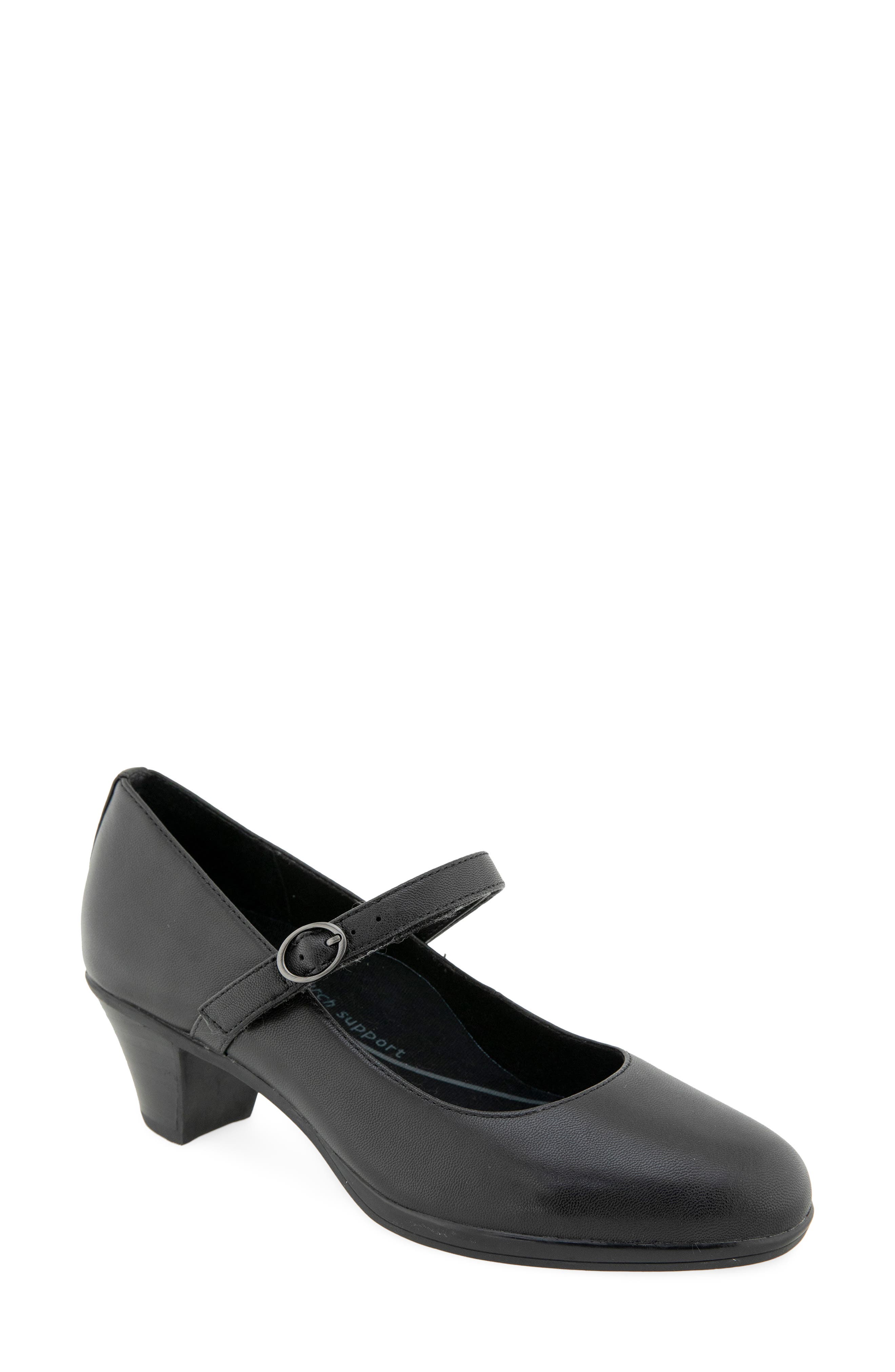 Rita Mary Jane Pump, Main, color, BLACK LEATHER
