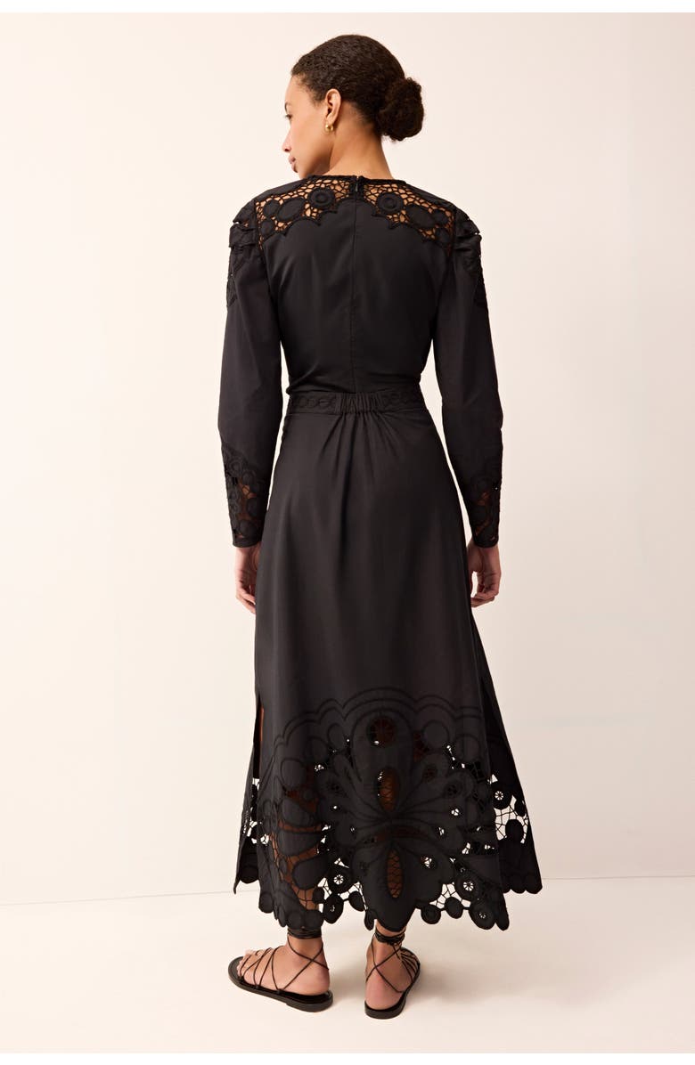 Marie Oliver Eugenia Skirt, Alternate, color, Noir