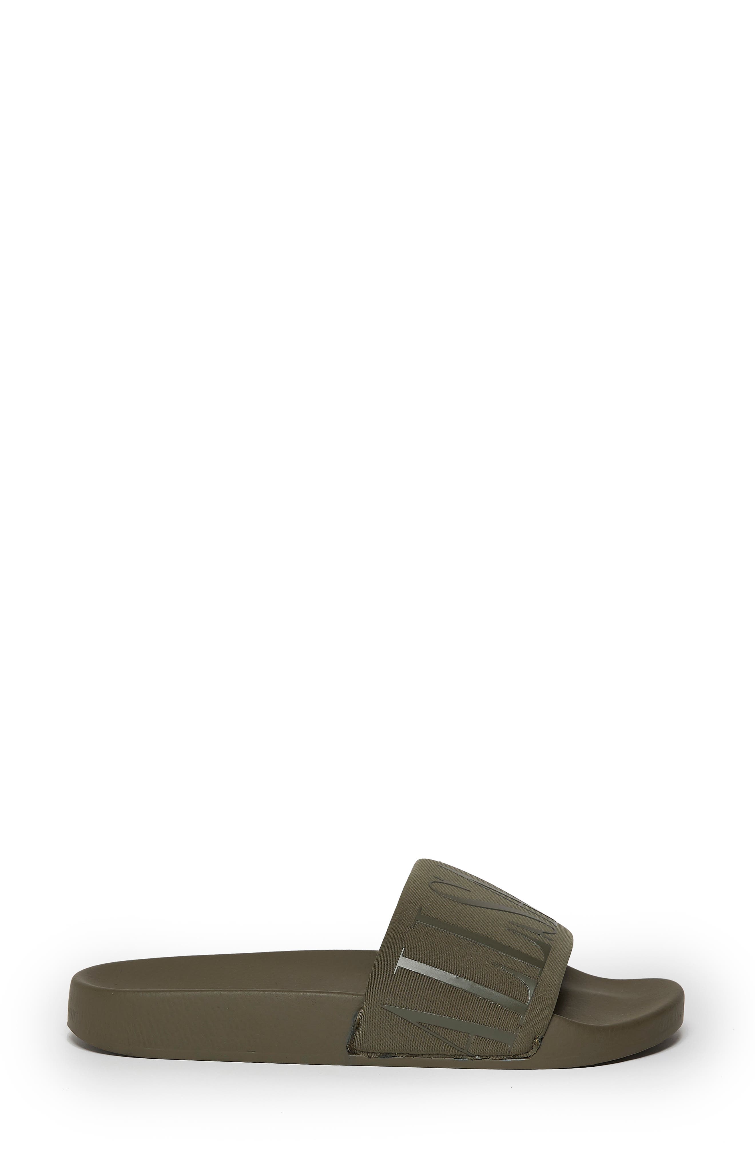 Signet Transfer Slide Sandal, Alternate, color, KHAKI