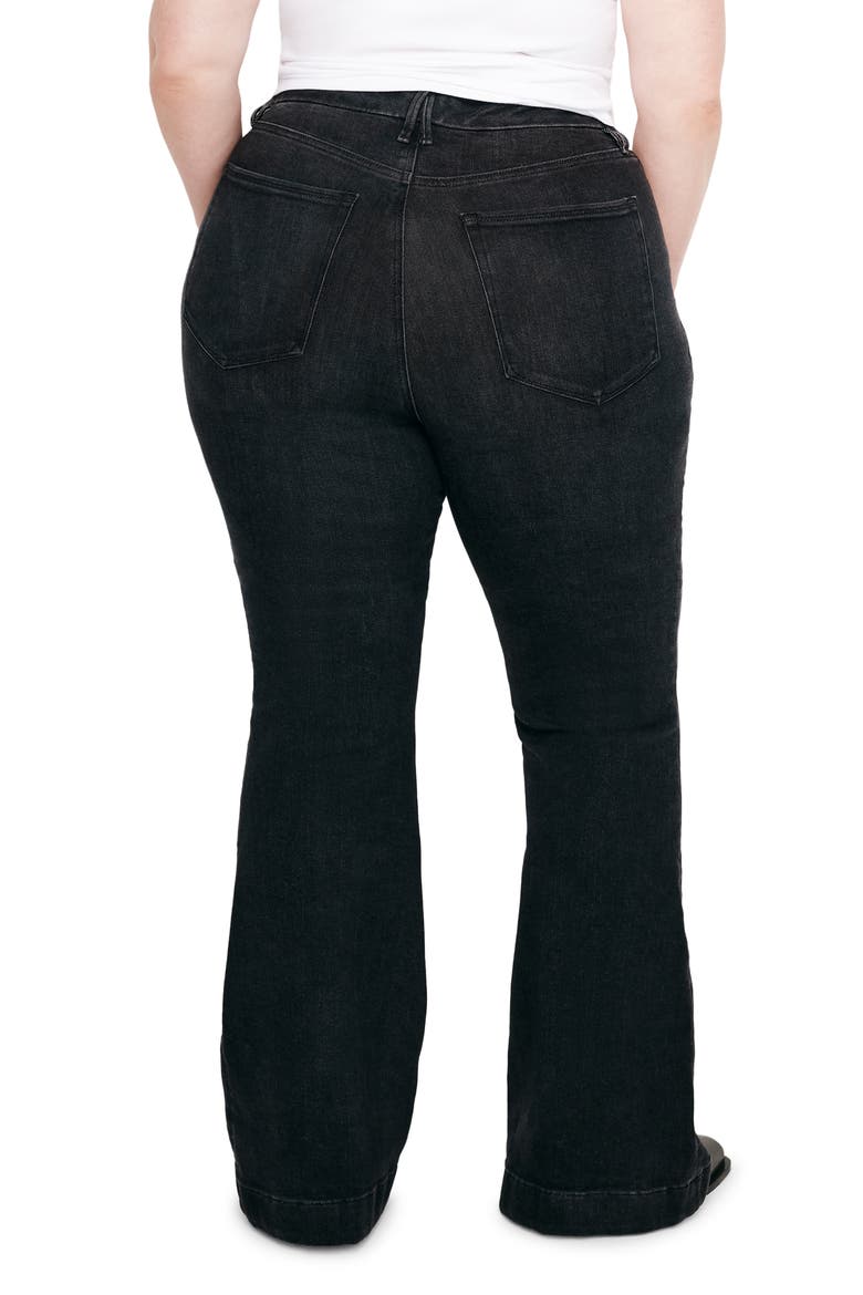 Good Legs Flare Jeans, Alternate, color, BLACK265