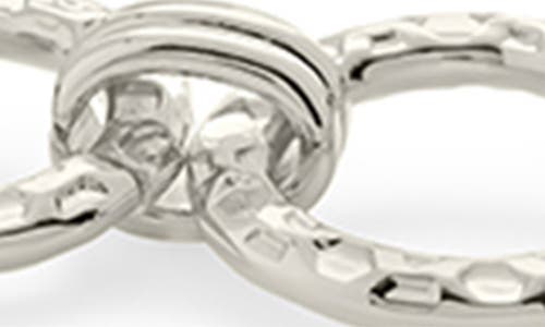 Sterling Forever Molten Chain Bracelet In Silver