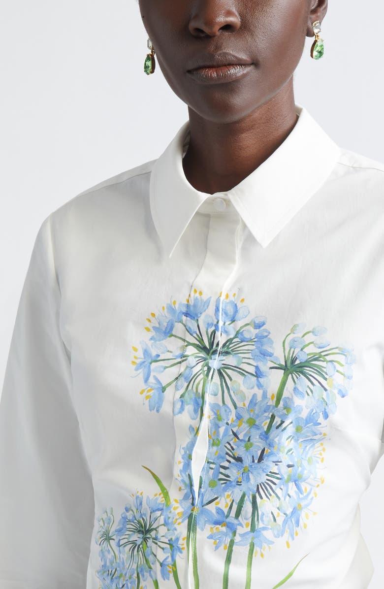 Oscar de la Renta Crystal Drop Earrings, Alternate, color, Peridot