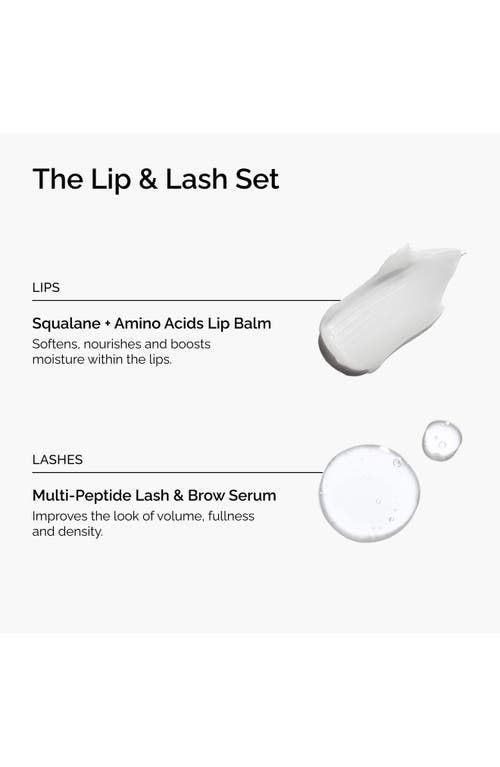 The Ordinary The Lip & Lash Set $17 Value In Transparent