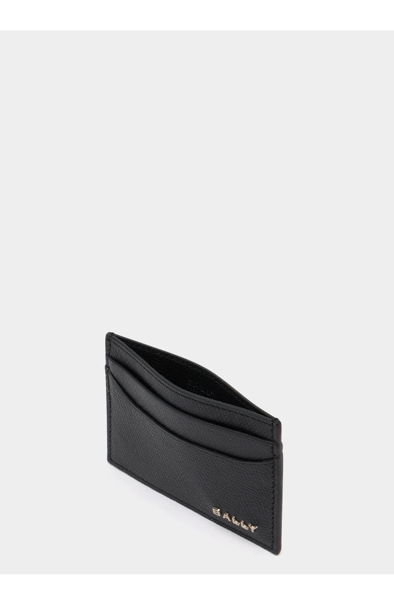 Bally Essential Card Holder in Grained Leather, Alternate, color, 