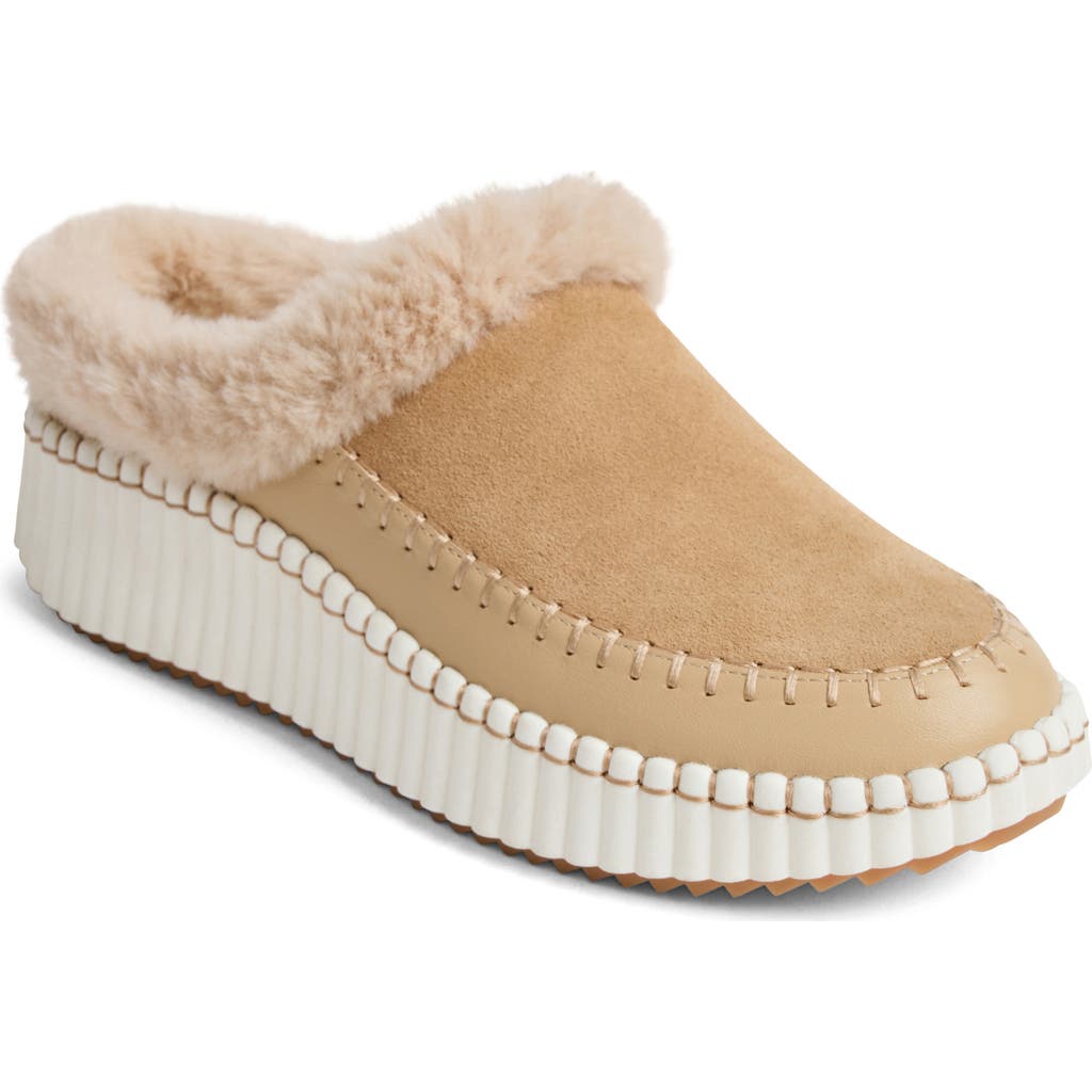 Jack Rogers Josie Faux Fur Sneaker In Gold