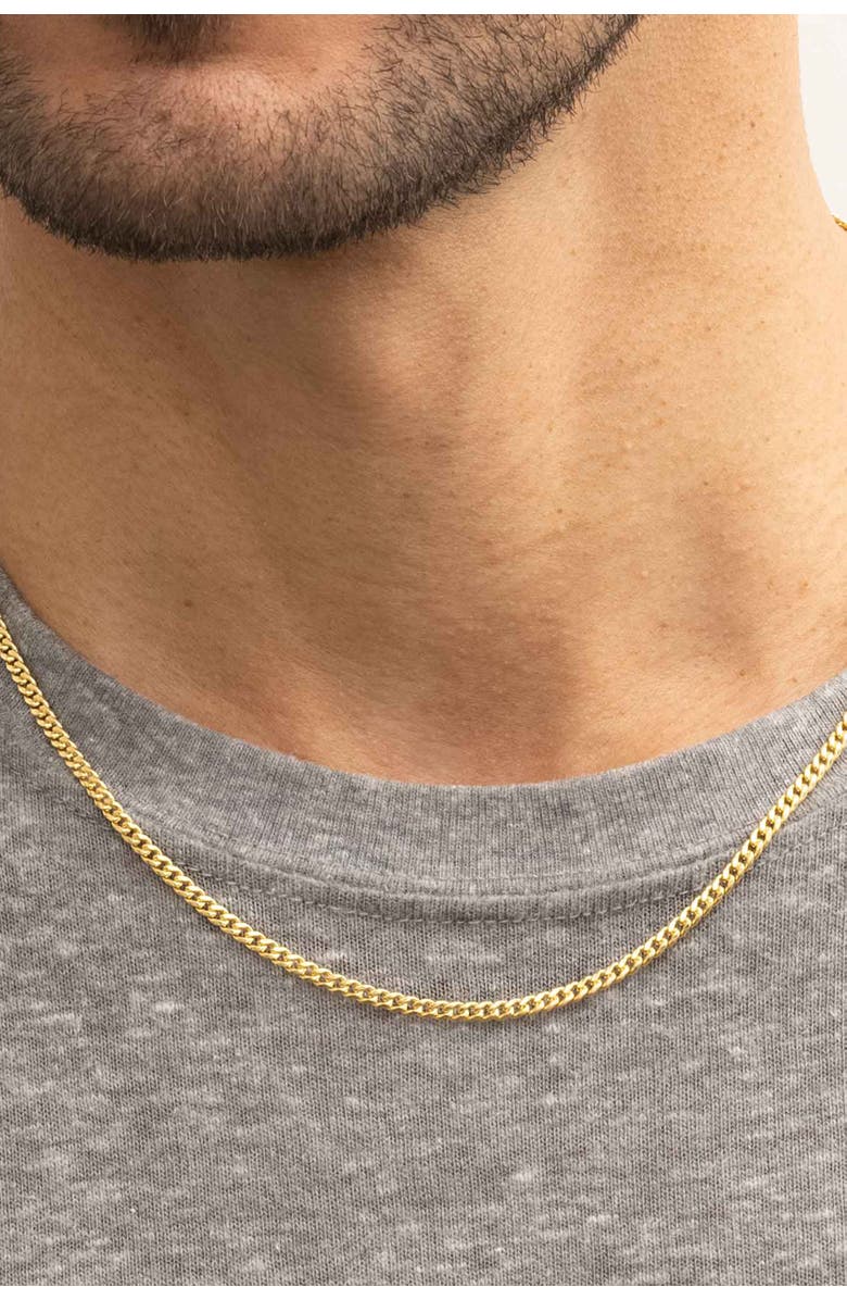 Oradina Men's Estate Cuban Chain in 14K Gold, Alternate, color, 14K Yellow Gold