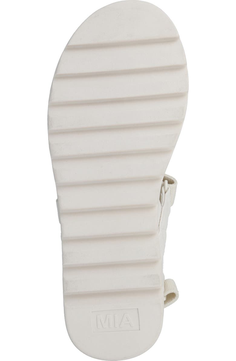 MIA Jony Ankle Strap Platform Sandal, Alternate, color, Bone
