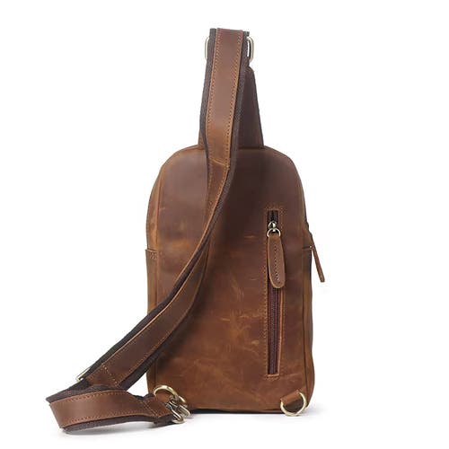Steel Horse Leather Erling Leather Sling Bag | Crossbody Leather Pack