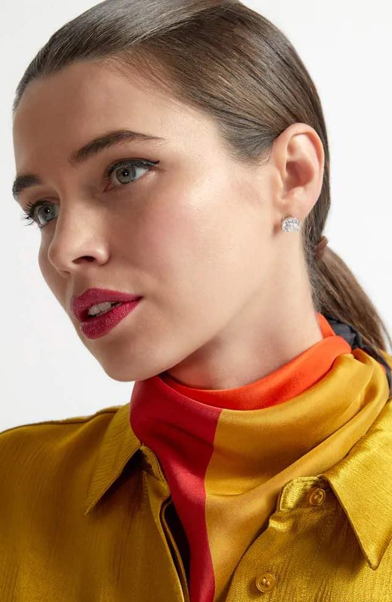 Seymoure Luxury Group Breathable Versatile Summer Scarf, Alternate, color, Orange / Gold / Red / Black