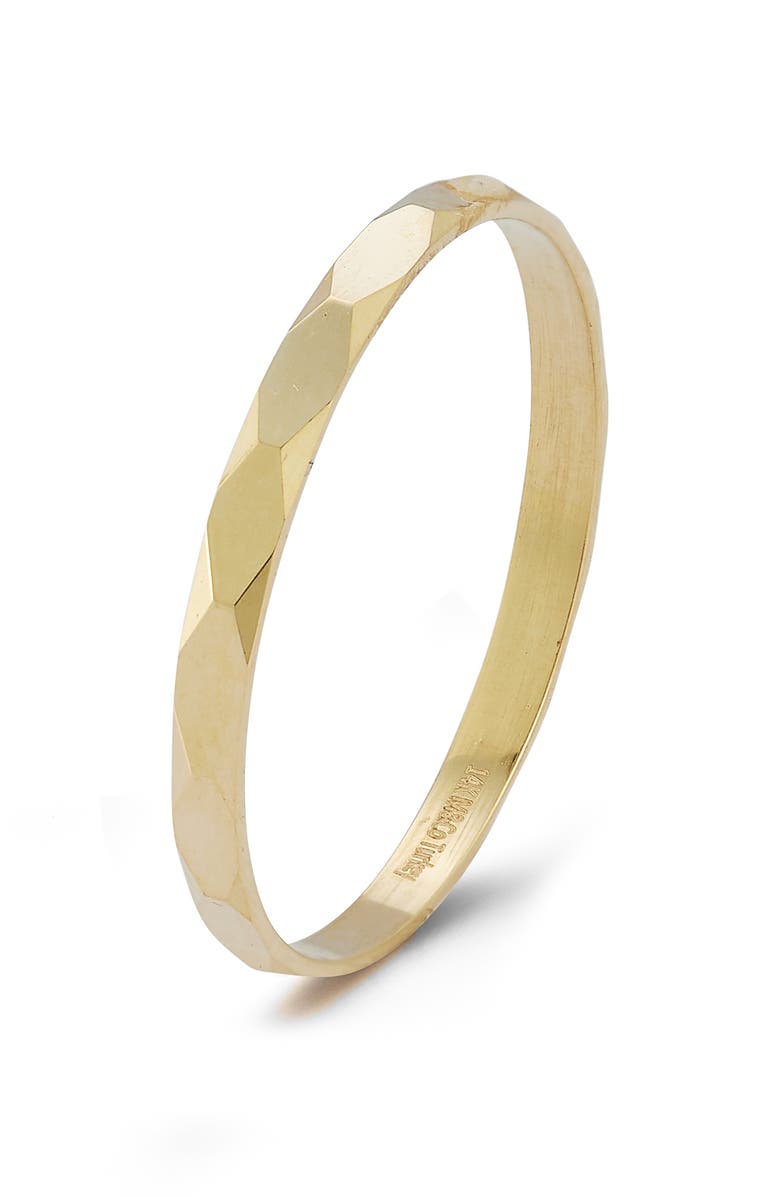 Ember Fine Jewelry Faceted Thin Band Ring, Alternate, color, Gold