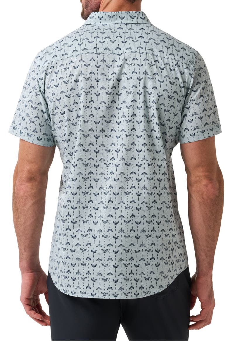 Clockwise Short Sleeve Button-Up Shirt, Alternate, color, ARONA
