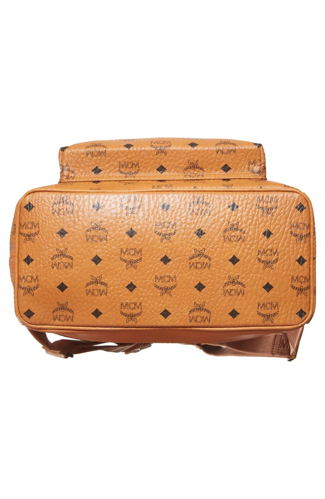 Medium Stark Visetos Studded Backpack, Alternate, color, COGNAC