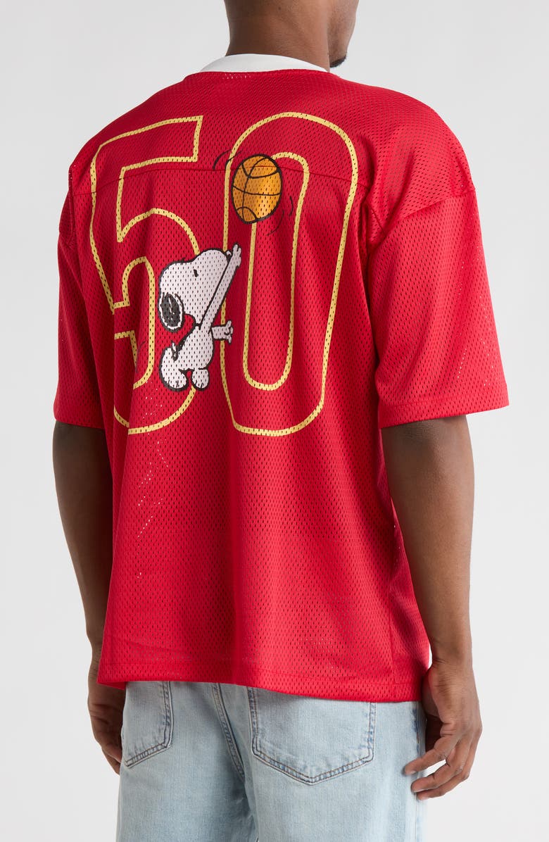 The Forecast Agency Peanuts<sup>®</sup> 50 Graphic T-Shirt, Alternate, color, Fire Red