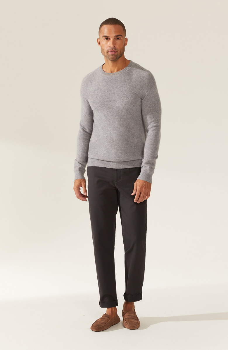 Italic Mateo Cashmere Sweater, Alternate, color, Heather Grey