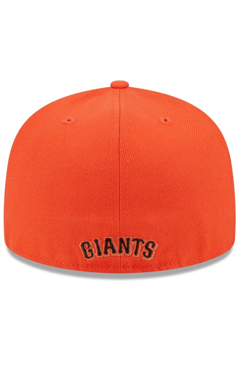 New Era Men's New Era Black/Orange San Francisco Giants Gameday Sideswipe 59FIFTY Fitted Hat, Alternate, color,