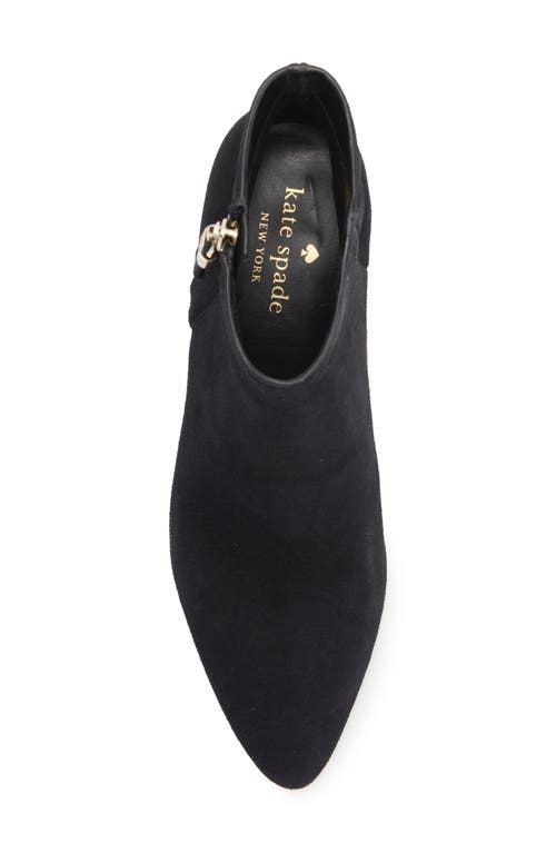 Kate Spade New York Alessia Side Zip Bootie In Black