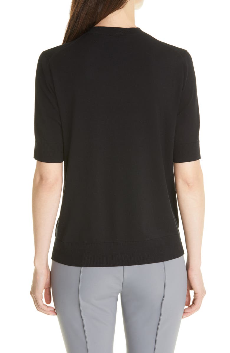 Lafayette 148 New York Knit Crepe Top, Alternate, color, 