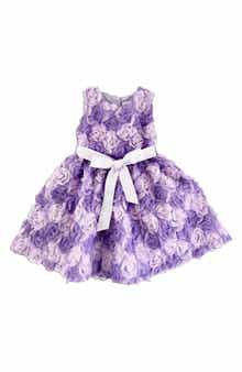 JOE-ELLA Kids' Lilac Rose Dress