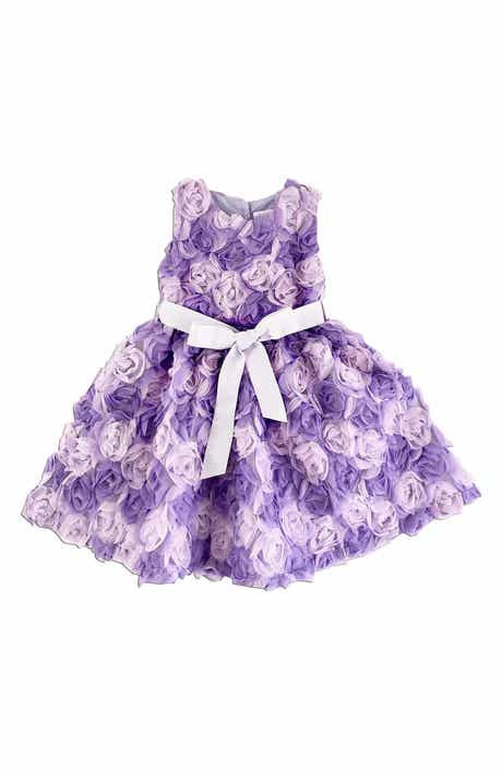 JOE-ELLA Kids' Lilac Rose Dress