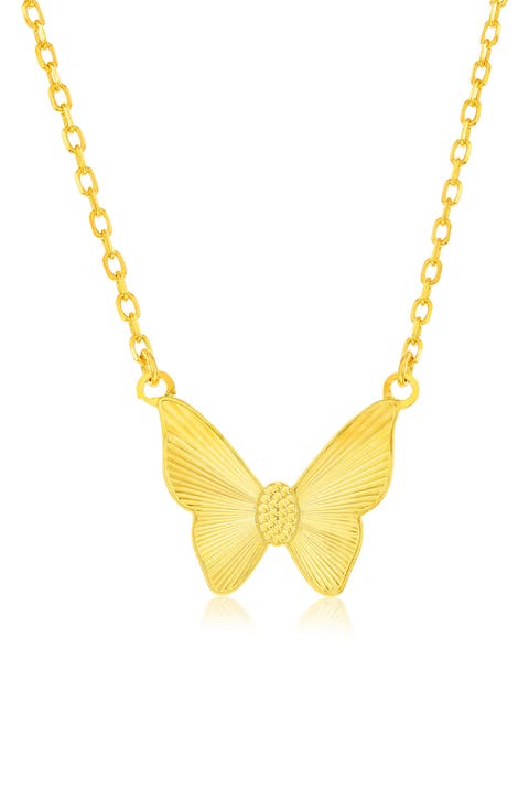 Butterfly Pendant Necklace