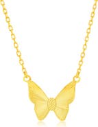 SIMONA Butterfly Pendant Necklace