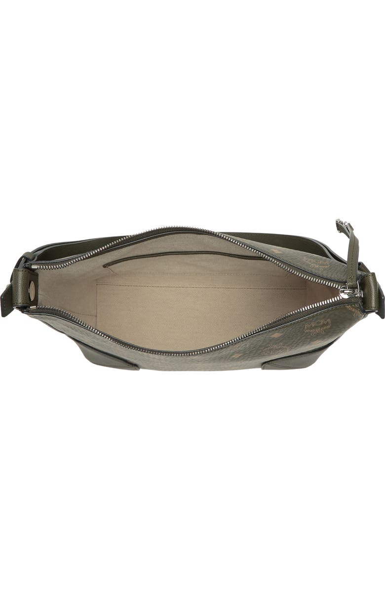 MCM Aren Visetos Medium Hobo Bag, Alternate, color,