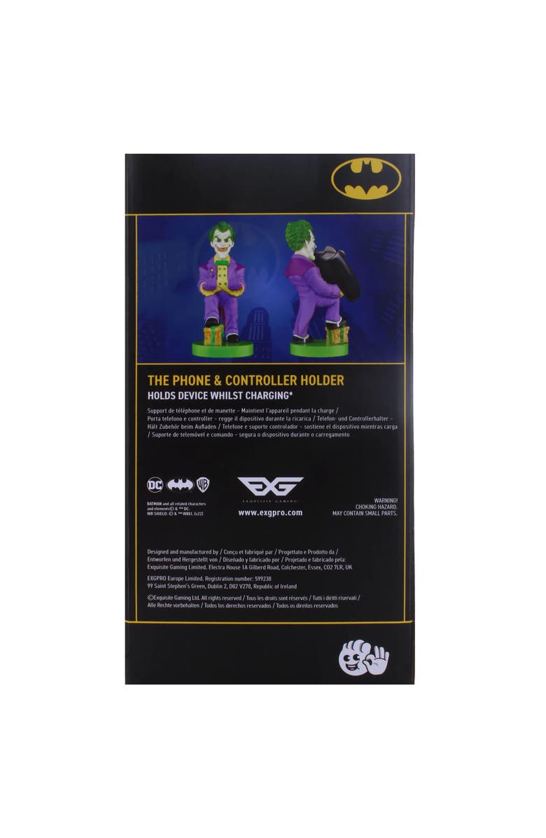 Exquisite Gaming Warner Bros Joker Original Mobile Phone & Gaming Controller Holder, Alternate, color, Multicolored